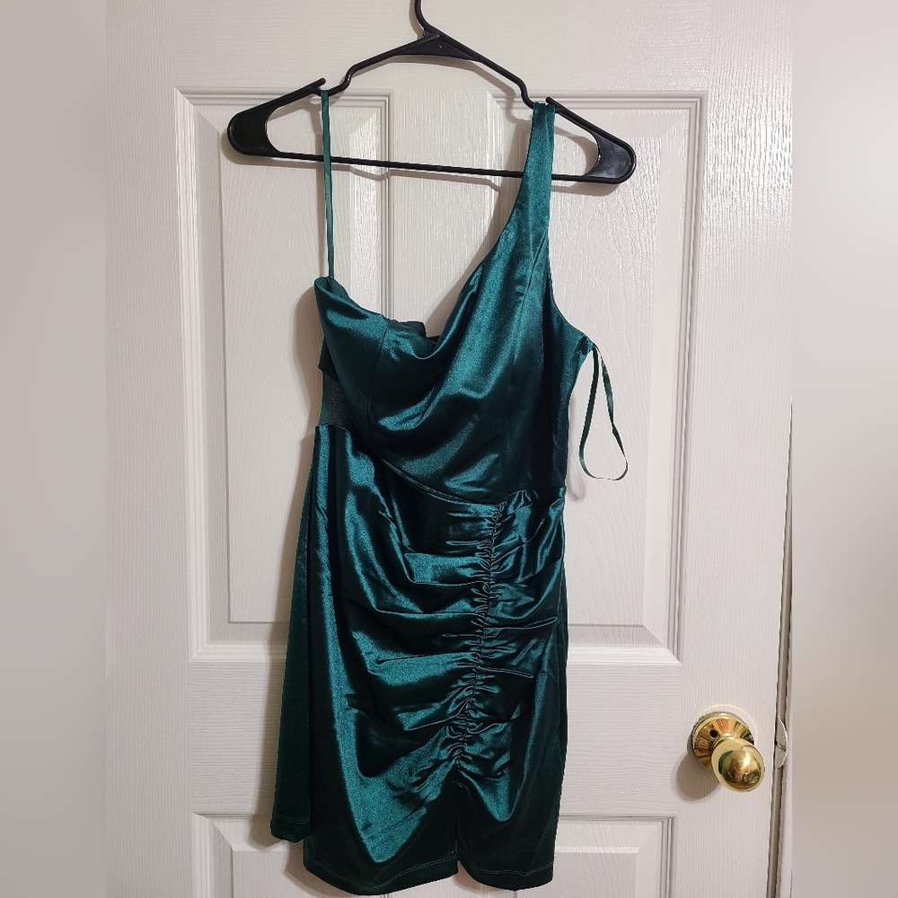 Windsor Dress Emerald Green